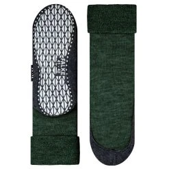 Falke Cosyshoe Slipper Socks - Green Mel -Bown Of London shop falke cosyshoe slipper socks green mel 31898321