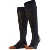 Falke Dot Knee-High Socks - Dark Navy/Brown -Bown Of London shop falke dot knee high socks dark navybrown 31023004
