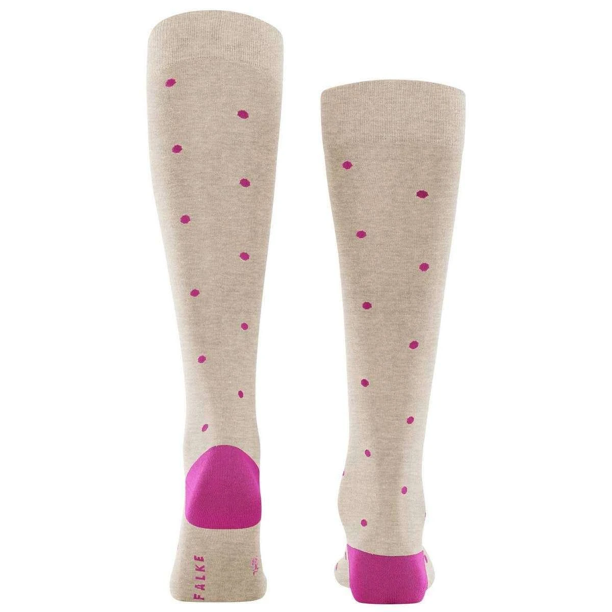 Falke Dot Knee High Socks - Pebble Mel Beige 5 Falke Dot Knee High Socks - Pebble Mel Beige - Image 3