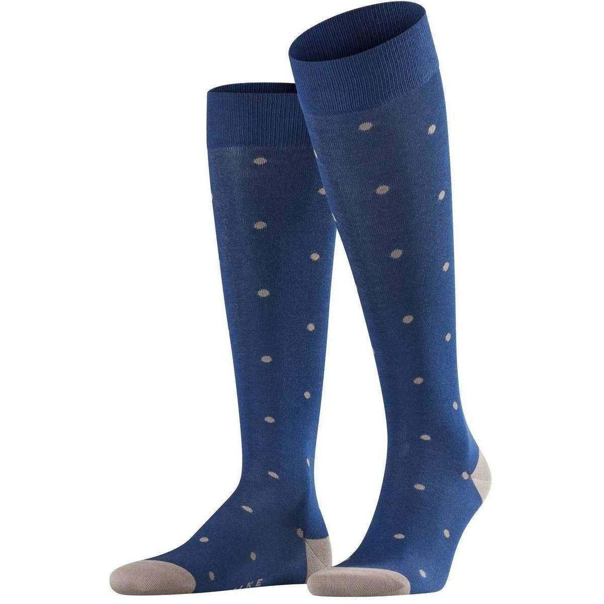 Falke Dot Knee-High Socks - Royal Blue 3 Falke Dot Knee-High Socks - Royal Blue