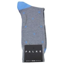 Falke Dot Socks - Ash Grey -Bown Of London shop falke dot socks ash grey 31023013
