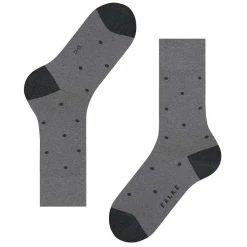 Falke Dot Socks - Steel Mel Grey -Bown Of London shop falke dot socks steel mel grey 32349149