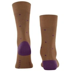 Falke Dot Socks - Tawny Brown -Bown Of London shop falke dot socks tawny brown 31869020