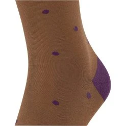 Falke Dot Socks - Tawny Brown -Bown Of London shop falke dot socks tawny brown 31869022