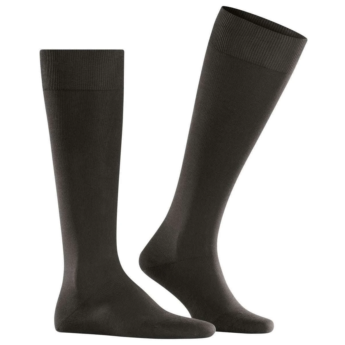 Falke Energizing Cotton Knee High Socks - Brown 4 Falke Energizing Cotton Knee High Socks - Brown - Image 2