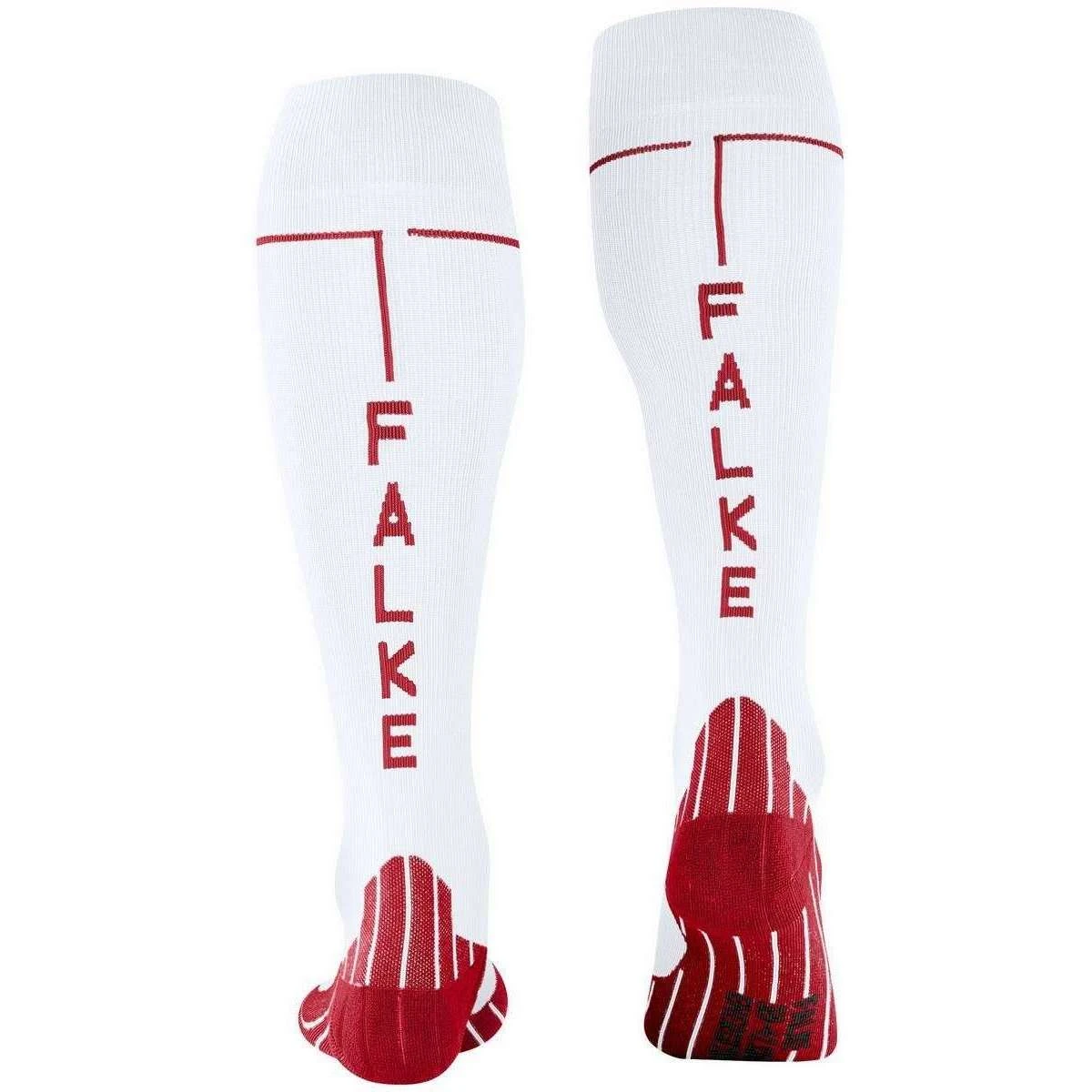 Falke Energizing Knee High Health Socks - White/Red 5 Falke Energizing Knee High Health Socks - White/Red - Image 3