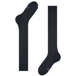 Falke Energizing Wool Knee High Socks - Dark Navy -Bown Of London shop falke energizing wool knee high socks dark navy 31898503