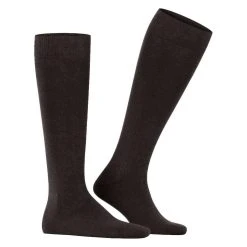 Falke Family Knee High Socks - Dark Brown -Bown Of London shop falke family knee high socks dark brown 31023197