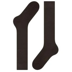 Falke Family Knee High Socks - Dark Brown -Bown Of London shop falke family knee high socks dark brown 31023200