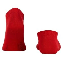Falke Family Sneaker Socks - Scarlet Red -Bown Of London shop falke family sneaker socks scarlet red 31023412