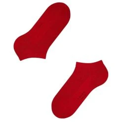 Falke Family Sneaker Socks - Scarlet Red -Bown Of London shop falke family sneaker socks scarlet red 31023413