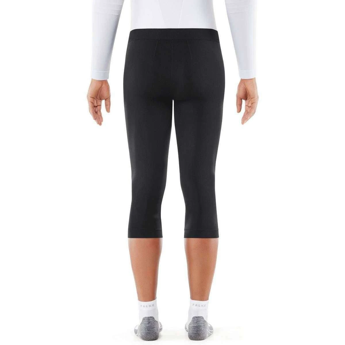 Falke Figure Hugging 3/4 Tights - Black 4 Falke Figure Hugging 3/4 Tights - Black - Image 2