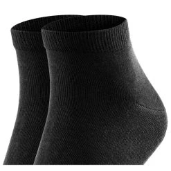 Falke Happy 2 Pack Sneaker Socks - Black -Bown Of London shop falke happy 2 pack sneaker socks black 32341654