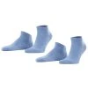 Falke Happy 2 Pack Sneaker Socks - Light Demin Blue -Bown Of London shop falke happy 2 pack sneaker socks light demin blue 32341675