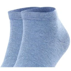 Falke Happy 2 Pack Sneaker Socks - Light Demin Blue -Bown Of London shop falke happy 2 pack sneaker socks light demin blue 32341683