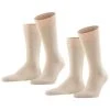 Falke Happy 2 Pack Socks - Sand Mel Beige -Bown Of London shop falke happy 2 pack socks sand mel beige 32341850