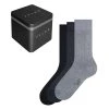 Falke Happy Box 3-Pack Socks - Sortiment/Black/Grey -Bown Of London shop falke happy box 3 pack socks sortimentblackgrey 31869103