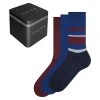 Falke Happy Box 3-Pack Socks - Sortiment/Navy/Burgundy -Bown Of London shop falke happy box 3 pack socks sortimentnavyburgundy 31869134