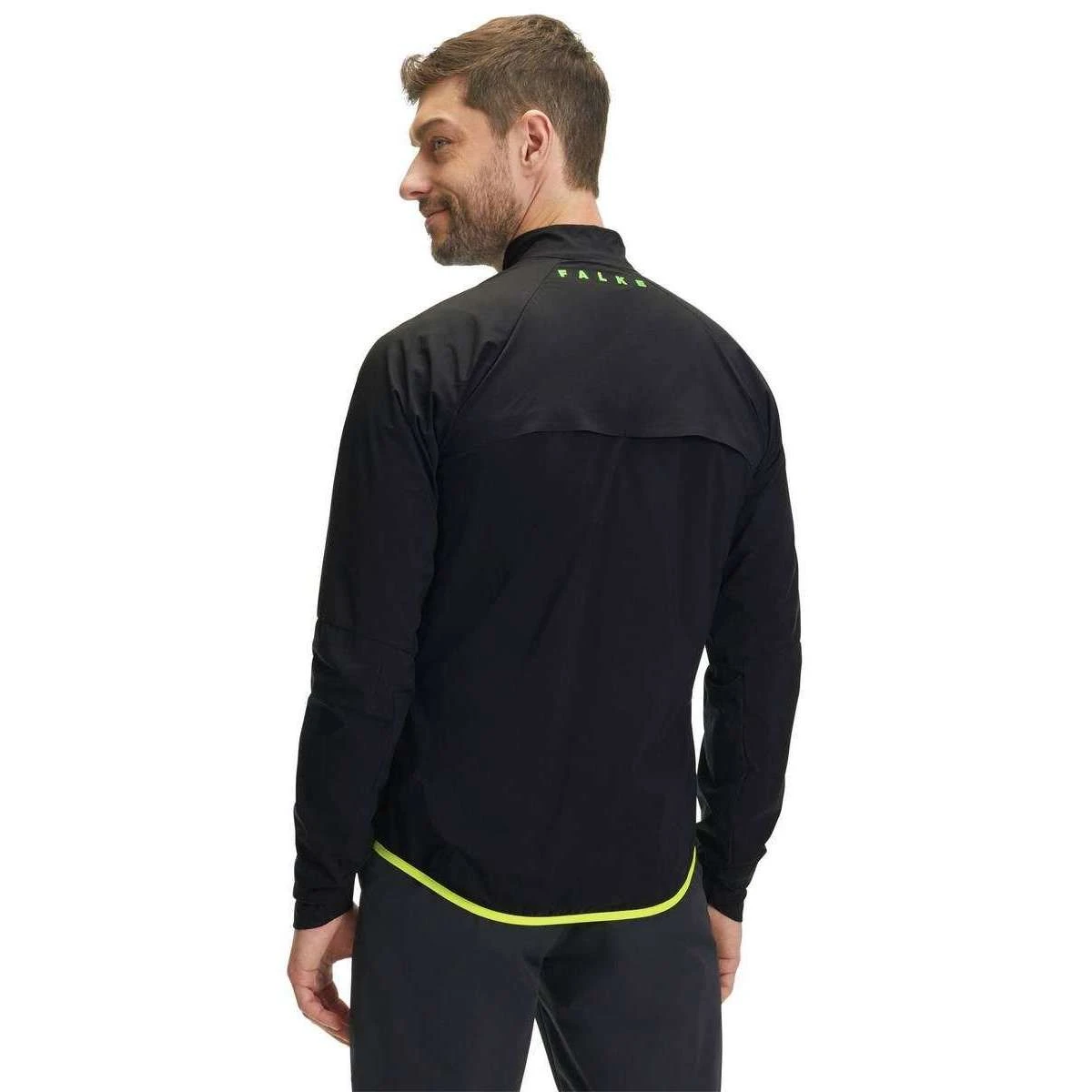 Falke Light Biking Jacket - Black/Lime Green 5 Falke Light Biking Jacket - Black/Lime Green - Image 3