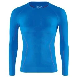 Falke Maximum Warm Long Sleeve Shirt - Osiris Blue -Bown Of London shop falke maximum warm long sleeve shirt osiris blue 31024078