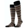 Falke Microblock Knee High Socks - Grey White -Bown Of London shop falke microblock knee high socks grey white 31024142