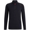 Falke Performance Core Half Zip Warm Up Shirt - Black -Bown Of London shop falke performance core half zip warm up shirt black 31024470