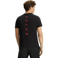 Falke Performance Core Running T-Shirt - Black -Bown Of London shop falke performance core running t shirt black 31024482
