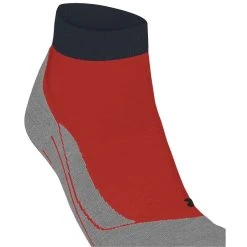 Falke RU4 Endurance Short Socks - Tangerine Orange -Bown Of London shop falke ru4 endurance short socks tangerine orange 32204410