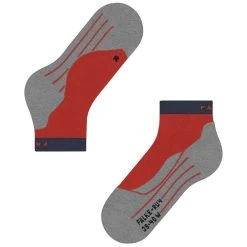 Falke RU4 Endurance Short Socks - Tangerine Orange -Bown Of London shop falke ru4 endurance short socks tangerine orange 32204412