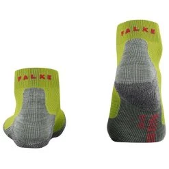 Falke RU5 Race Short Socks - Lime Green -Bown Of London shop falke ru5 race short socks lime green 32204842