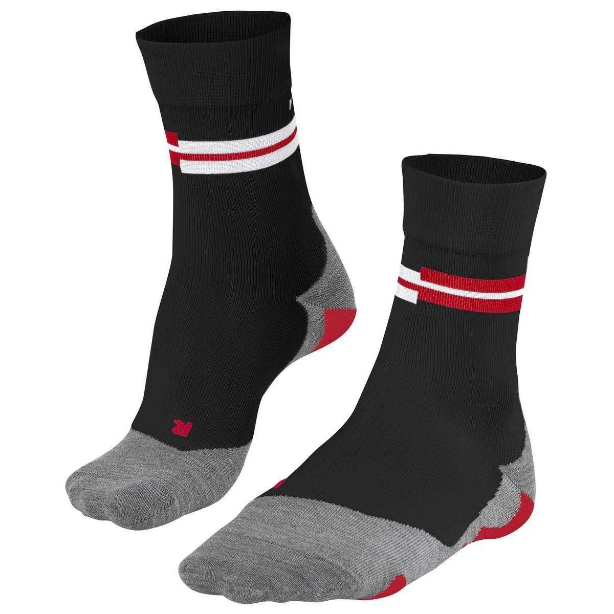 Falke RU5 Race Socks - Black Flames 3 Falke RU5 Race Socks - Black Flames