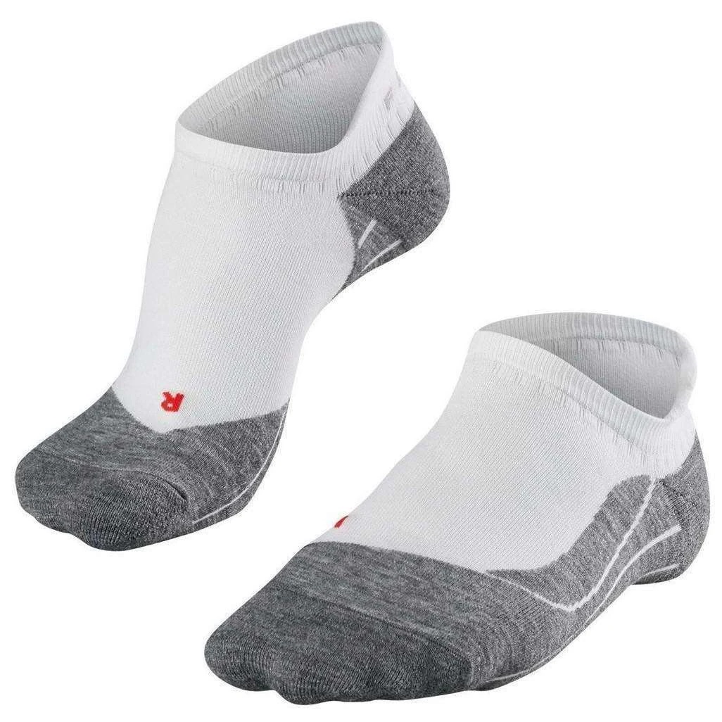 Falke Running 4 Medium Invisible No Show Socks - White Mix 3 Falke Running 4 Medium Invisible No Show Socks - White Mix