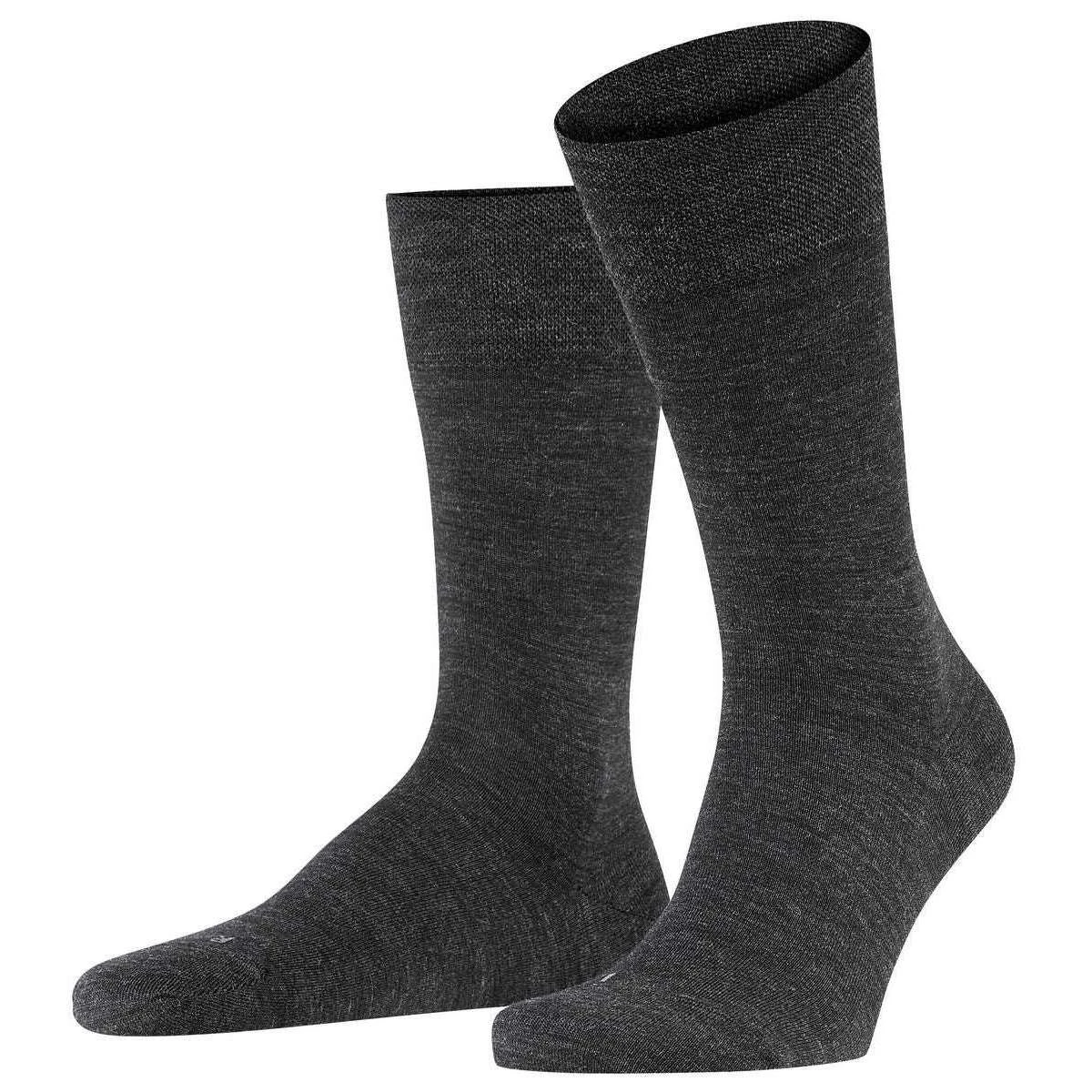 Falke Sensitive Berlin Socks - Anthracite Mel Grey 3 Falke Sensitive Berlin Socks - Anthracite Mel Grey