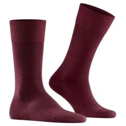 Falke Sensitive Berlin Socks - Burgundy -Bown Of London shop falke sensitive berlin socks burgundy 31894222
