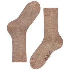 Falke Sensitive Berlin Socks - Nutmeg Mel Beige -Bown Of London shop falke sensitive berlin socks nutmeg mel beige 31894250