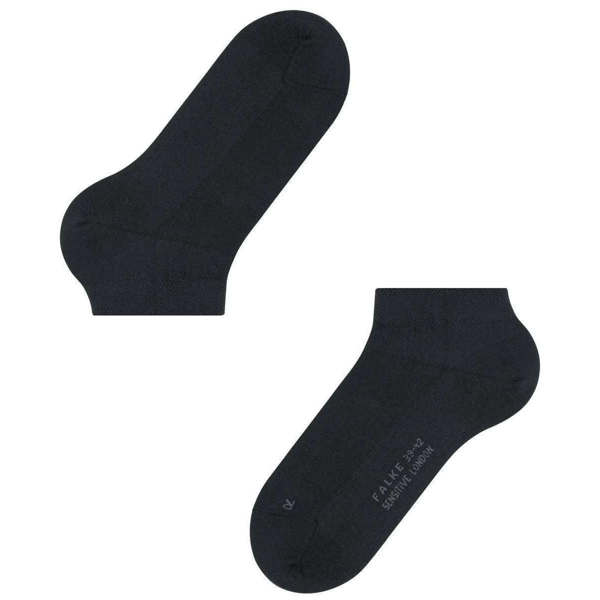 Falke Sensitive London Sneaker Socks - Black 7 Falke Sensitive London Sneaker Socks - Black - Image 5