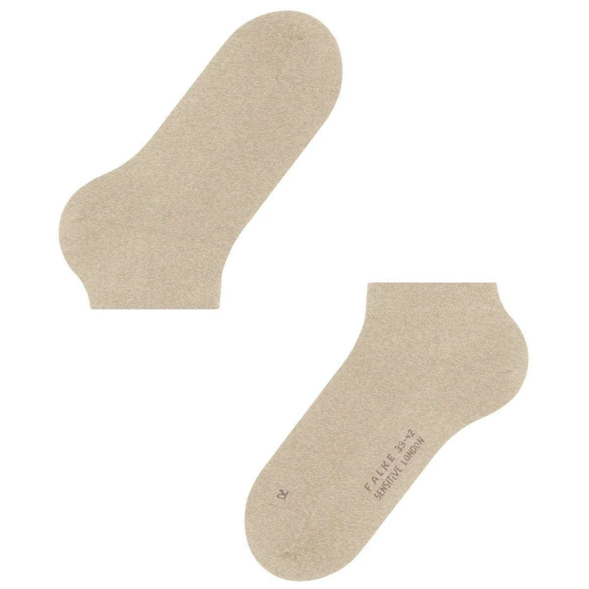 Falke Sensitive London Sneaker Socks - Sand Mel Beige 7 Falke Sensitive London Sneaker Socks - Sand Mel Beige - Image 5
