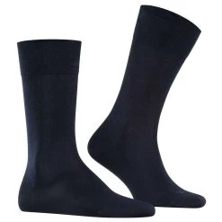 Falke Sensitive Malaga Socks - Dark Navy -Bown Of London shop falke sensitive malaga socks dark navy 31898764