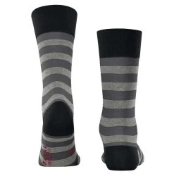 Falke Sensitive Mapped Line Socks - Black -Bown Of London shop falke sensitive mapped line socks black 32349231