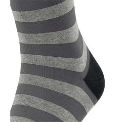 Falke Sensitive Mapped Line Socks - Black -Bown Of London shop falke sensitive mapped line socks black 32349233