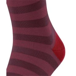 Falke Sensitive Mapped Line Socks - Passion Red -Bown Of London shop falke sensitive mapped line socks passion red 32349255