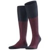 Falke Shadow Knee High Socks - Dark Navy/Red -Bown Of London shop falke shadow knee high socks dark navyred 31025456