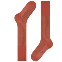 Falke Shadow Knee High Socks - Papaya Orange -Bown Of London shop falke shadow knee high socks papaya orange 31898792