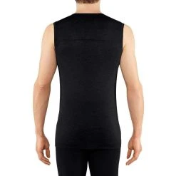 Falke Silk-Wool Regular Fit Singlet Shirt - Dark Grey 7 Falke Silk-Wool Regular Fit Singlet Shirt - Dark Grey -Bown Of London shop falke silk wool regular fit singlet shirt dark grey 31025618