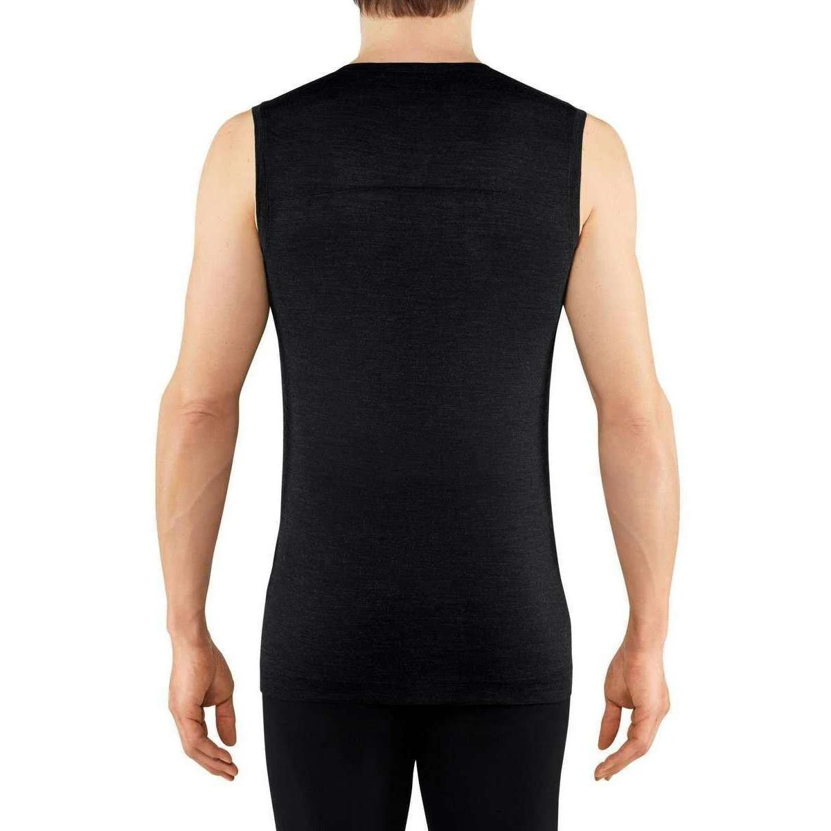 Falke Silk-Wool Regular Fit Singlet Shirt - Dark Grey 5 Falke Silk-Wool Regular Fit Singlet Shirt - Dark Grey - Image 3