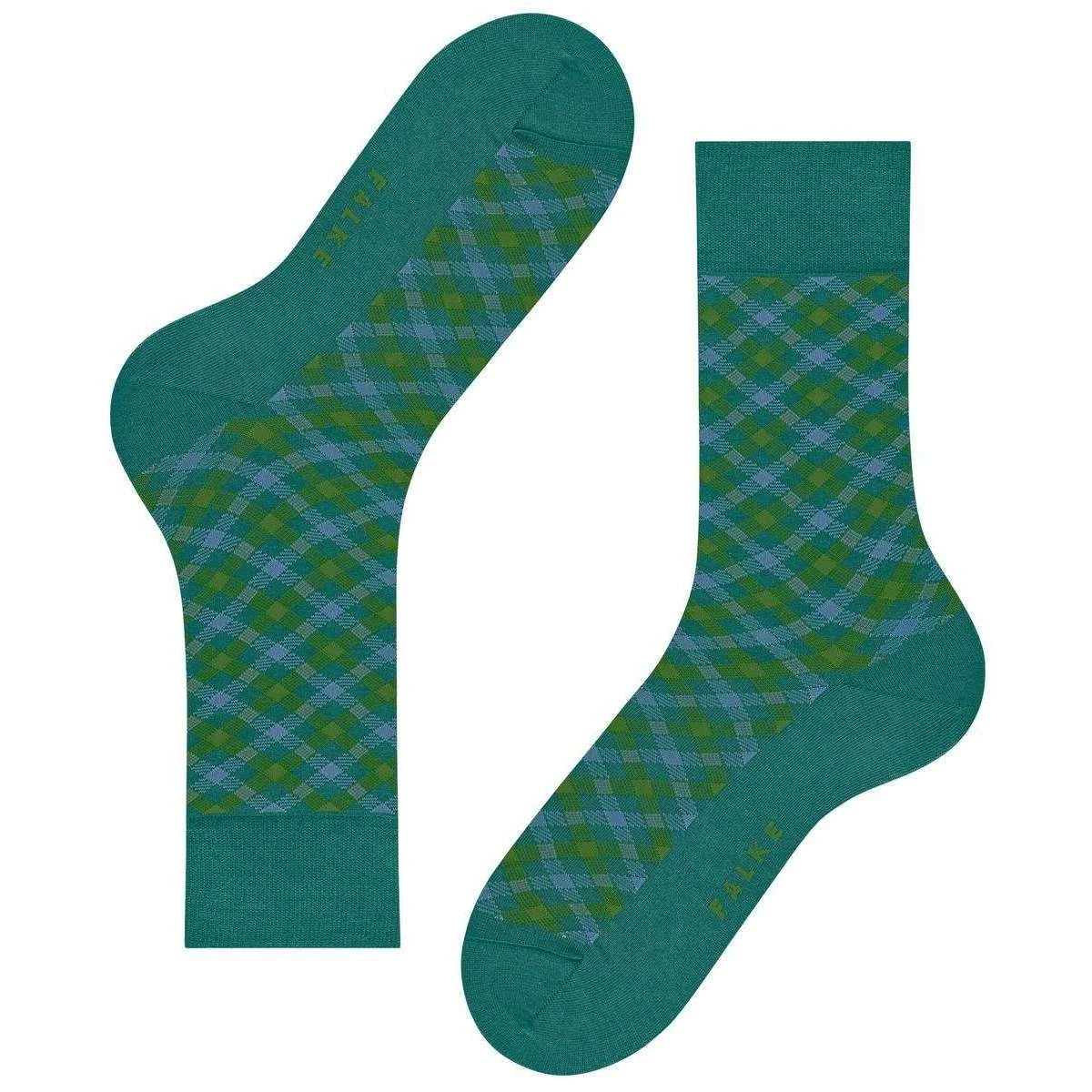 Falke Smart Check Socks - Verdigris Blue 7 Falke Smart Check Socks - Verdigris Blue - Image 5
