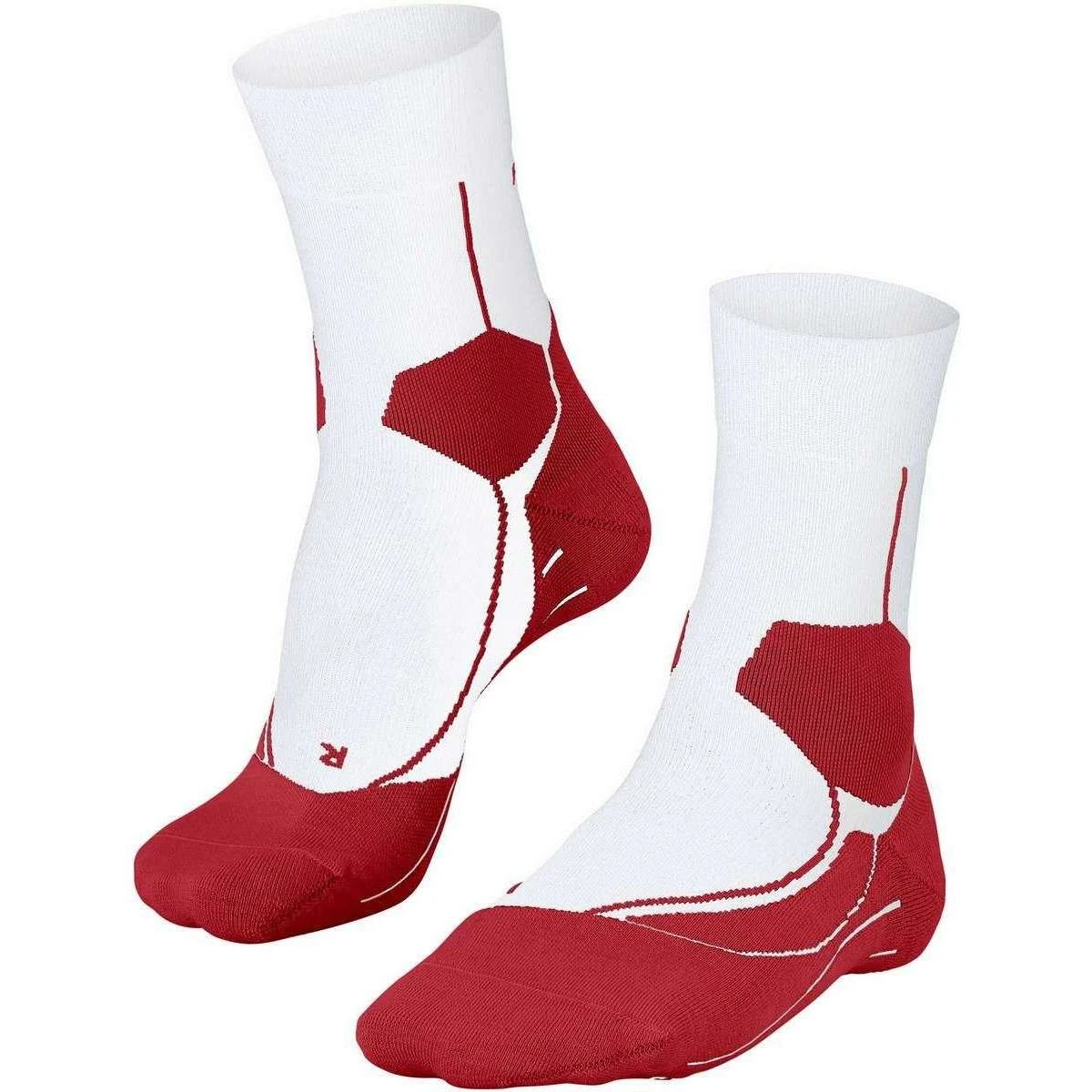 Falke Stabilizing Cool Health Socks - White/Red Falke Stabilizing Cool Health Socks - White/Red -Bown Of London shop falke stabilizing cool health socks whitered 31025794