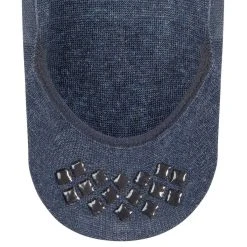 Falke Step Medium Cut No Show Socks - Navy Blue Mel -Bown Of London shop falke step medium cut no show socks navy blue mel 31869227