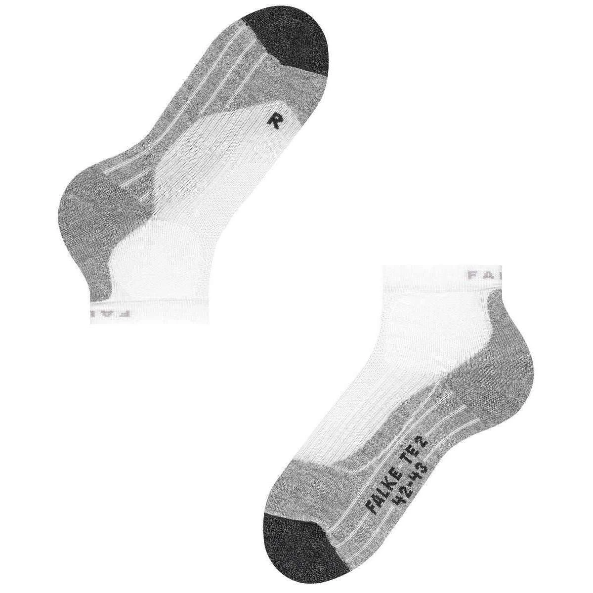Falke TE2 Short Socks - White Mix 8 Falke TE2 Short Socks - White Mix - Image 6