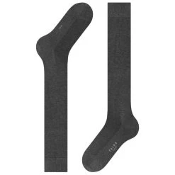 Falke Tiago Knee High Socks - Anthracite Mel Grey -Bown Of London shop falke tiago knee high socks anthracite mel grey 32334978